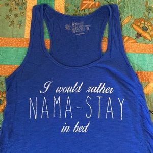 Namaste-in-Bed Tank 💭